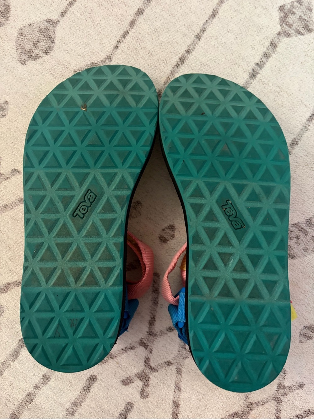 Teva Original Universal Multicolor Sport Sandals Hook & Loop Women’s 8 - Picture 4 of 10